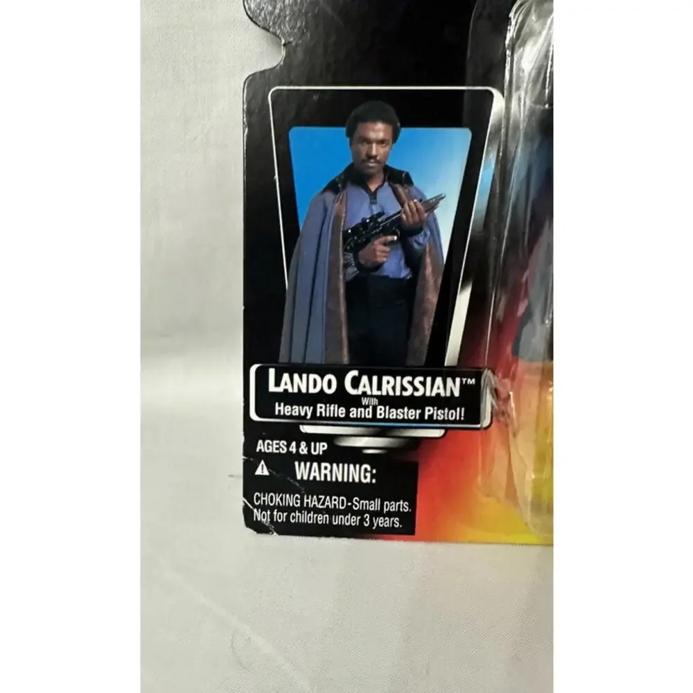 Kenner Star Wars The Power Of The‎ Force Lando Calrissian Action Figure New 1995